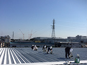 大宮ロジスティック様　（2000平米）　屋根塗装3